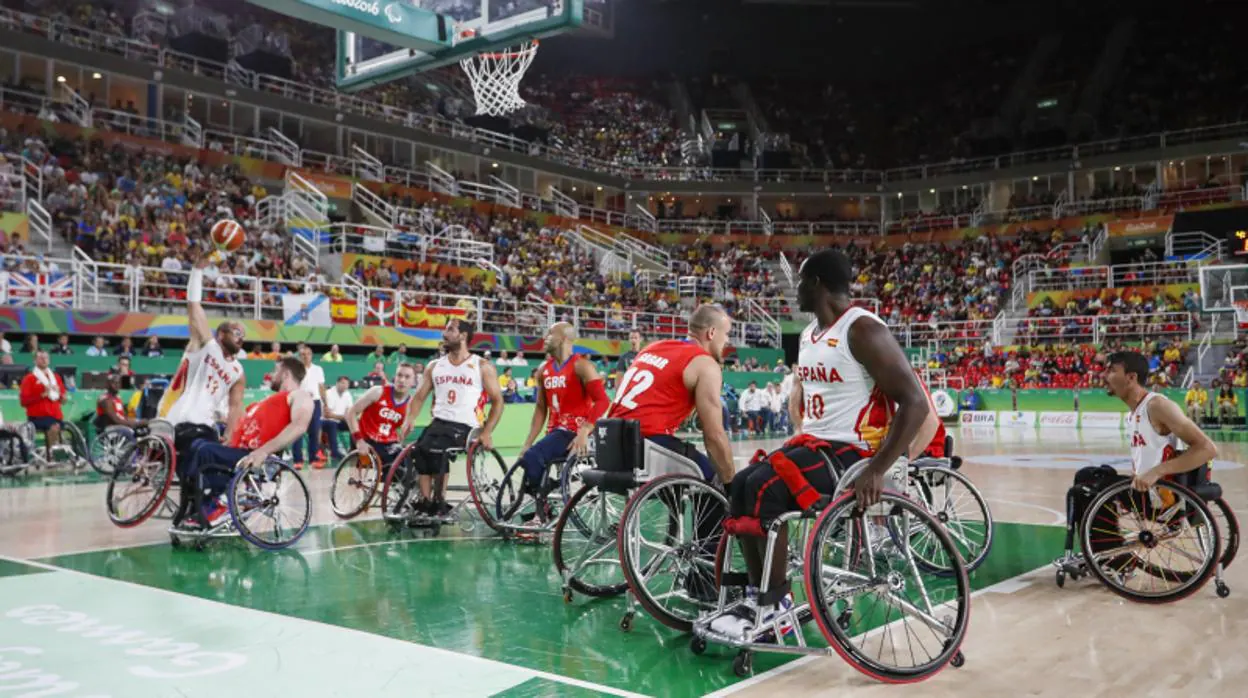 Partido de baloncesto de los Juegos Paralímpicos de Río