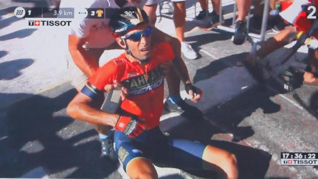 Nibali abandona el Tour tras una caída en el Alpe d'Huez