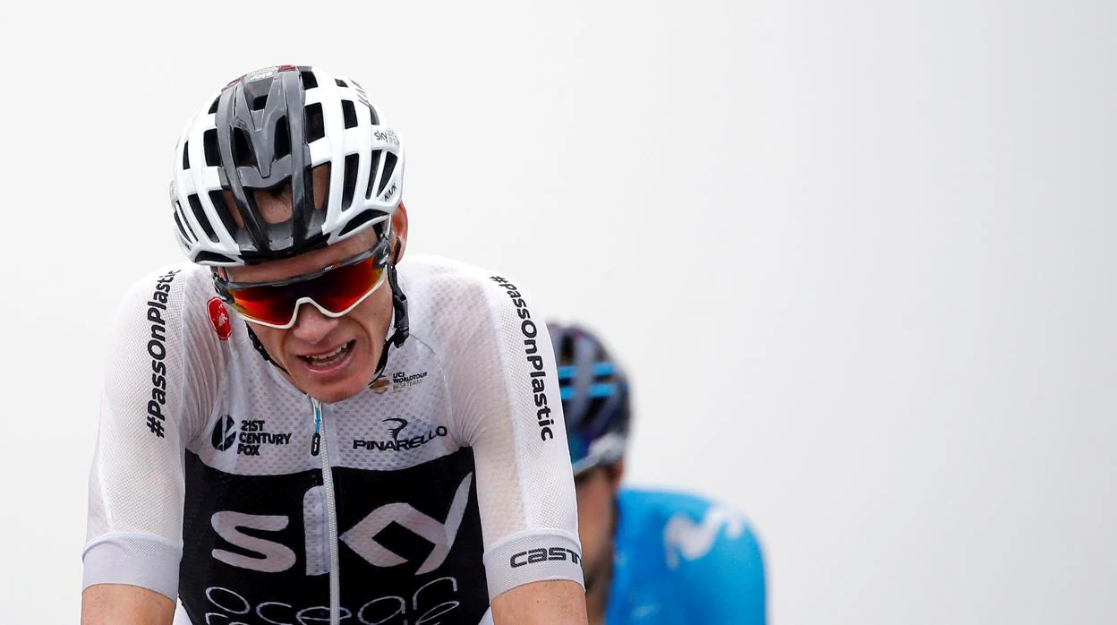 Chris Froome durante la etapa 17 el Tour de Francia