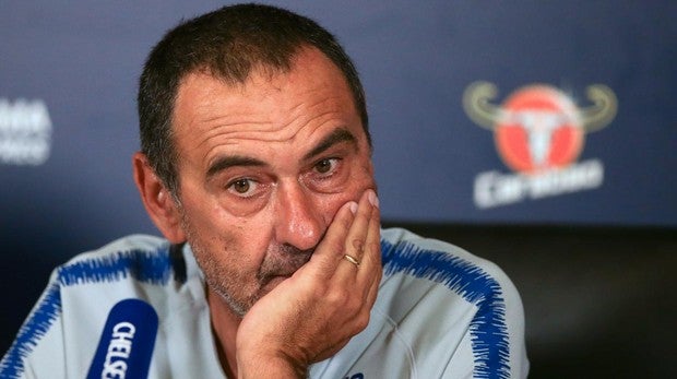 Sarri: «De momento, Courtois es del Chelsea. No lo sé en el futuro»