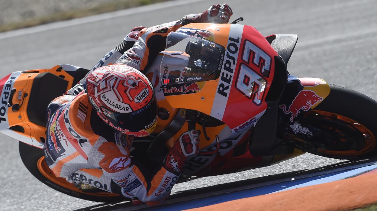 Marc Márquez saldrá tercero en la carrera de este domingo