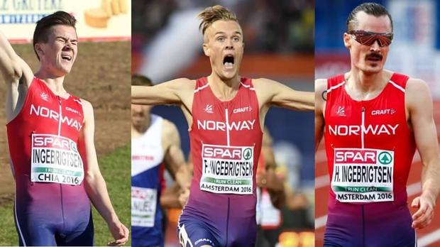 Tres hermanos noruegos en la final de 1.500