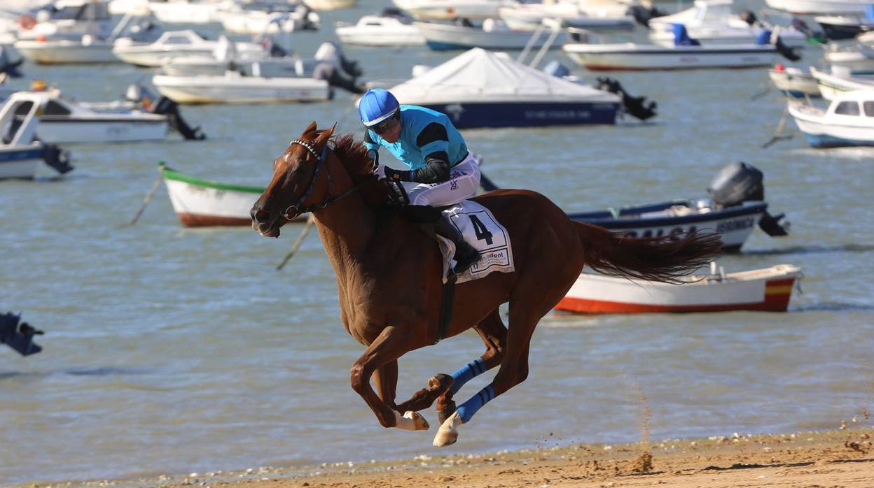 Las Carreras de Caballos de Sanlúcar de Barrameda, a escena.