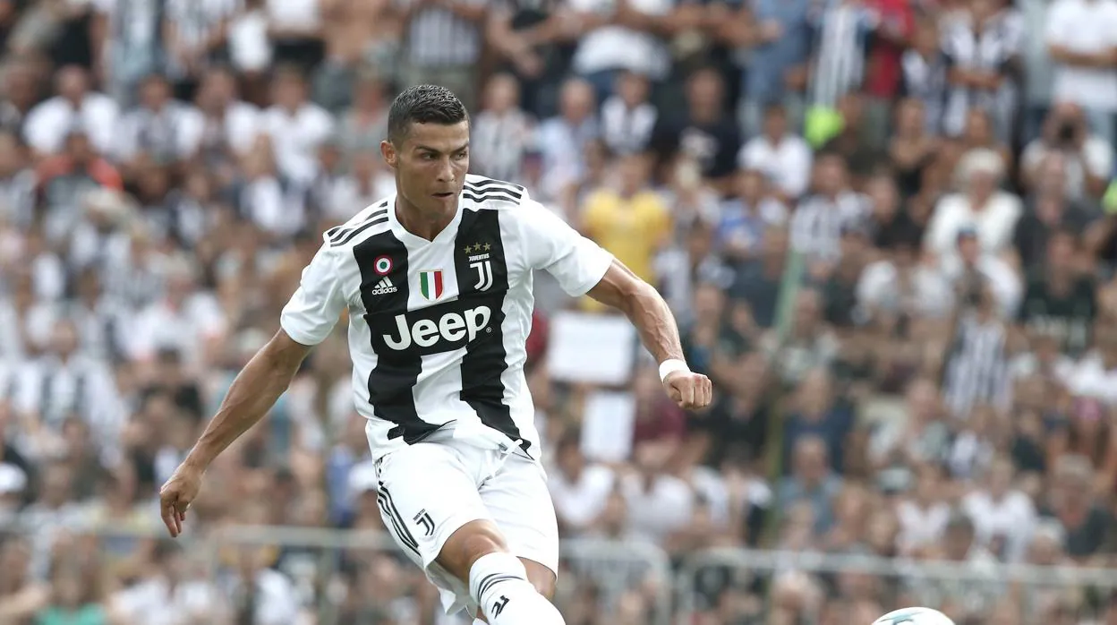 Así fue el primer gol de Cristiano Ronaldo con la Juventus, en el minuto 7