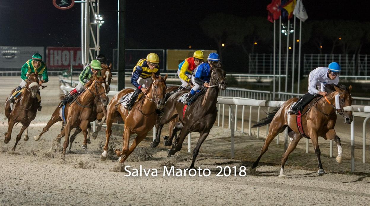 Carreras de caballos nocturnas en el Hipódromo de La Zarzuela