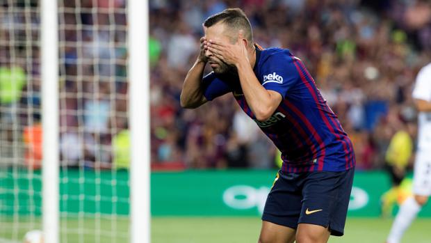 Jordi Alba, sin relevo