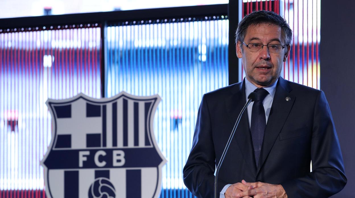 Josep Maria Bartomeu durante un acto del Barcelona