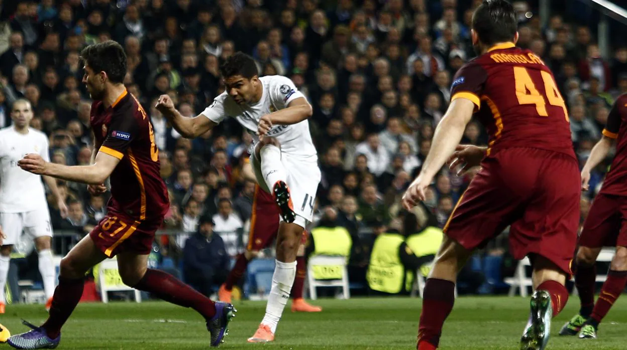 Partido entre el Real Madrid y la Roma de la Champions League 2015-2016
