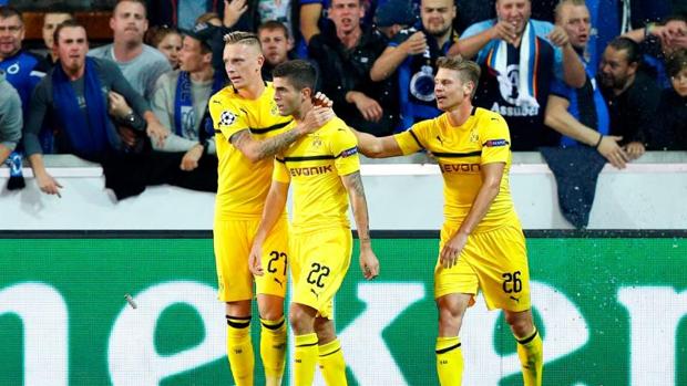 Pulisic rescata al Dortmund