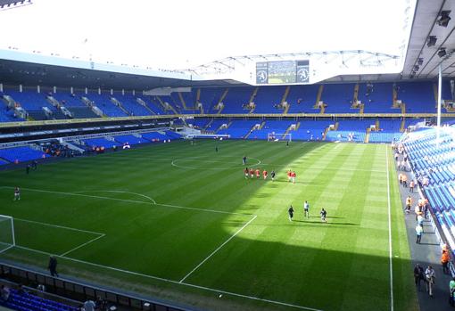 El antiguo White Hart Lane, en estos momentos en obras