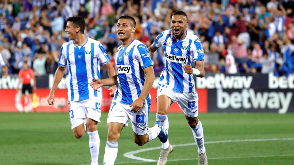 Gol de Óscar Rodríguez (2-1) en el Leganés 2-1 Barcelona