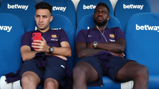 Valverde no descarta mandar al banquillo a Piqué y pierde a Umtiti