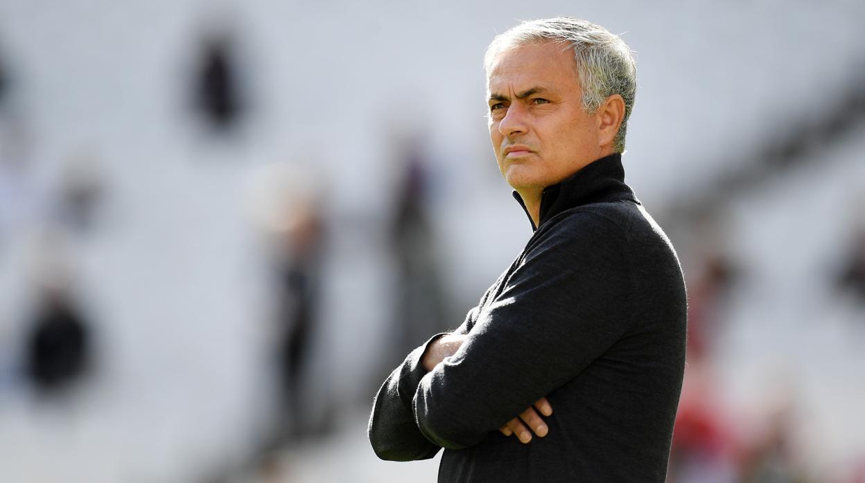 José Mourinho, durante el partido de Premier League ante el West Ham