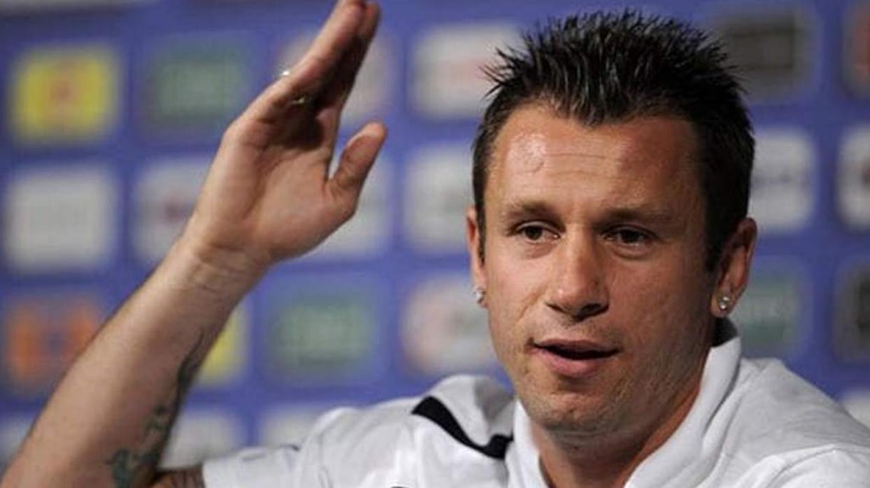 El italiano Antonio Cassano