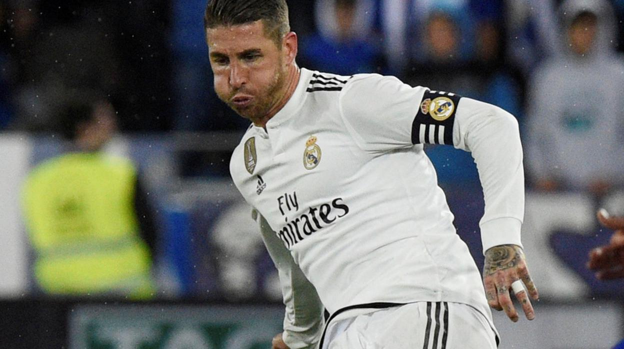 Sergio Ramos, ante el Alavés