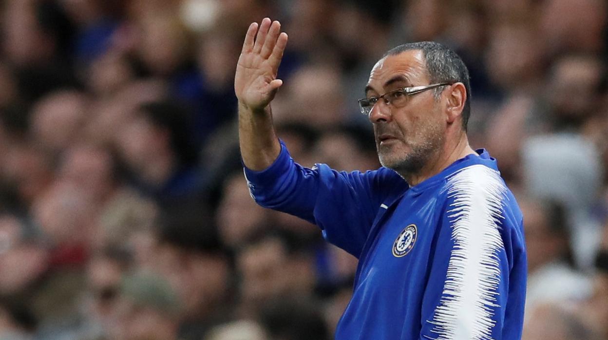 Sarri, técnico del Chelsea