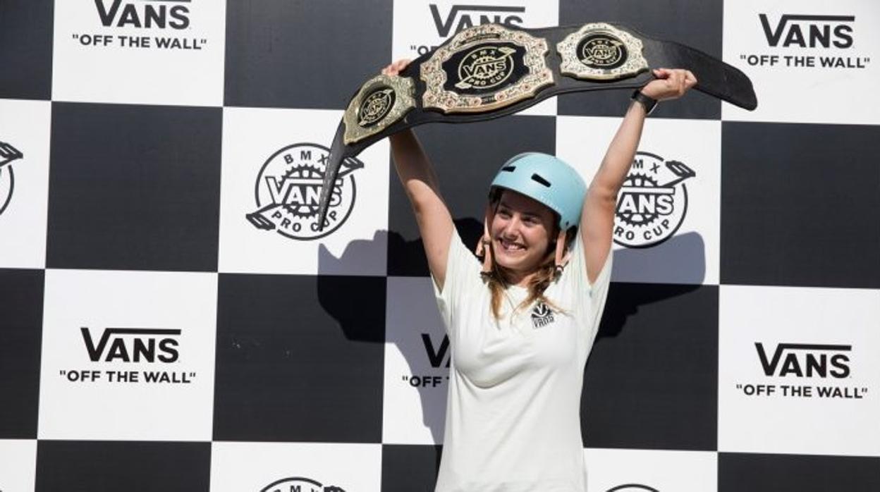 Teresa Azcoaga, campeona del mundo de BMX