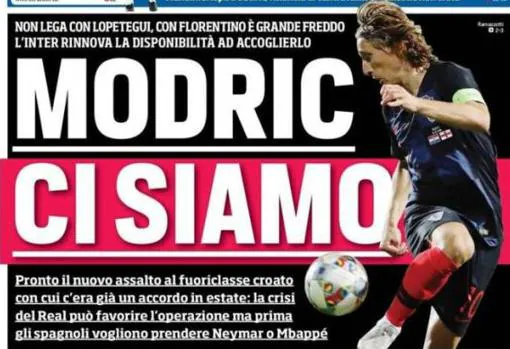 El Inter de Milán volverá a la carga por Modric