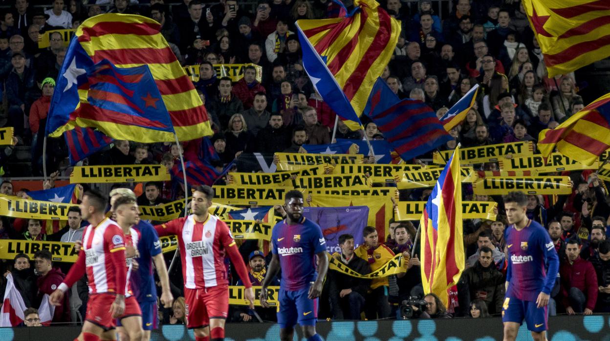 Los CDR amenazan con teñir de amarillo el Camp Nou en apoyo a los políticos presos