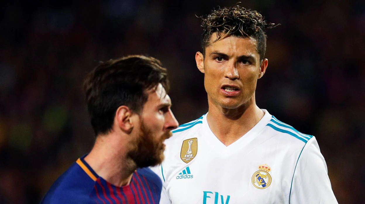 Messi y Cristiano, en el clásico del pasado mayo