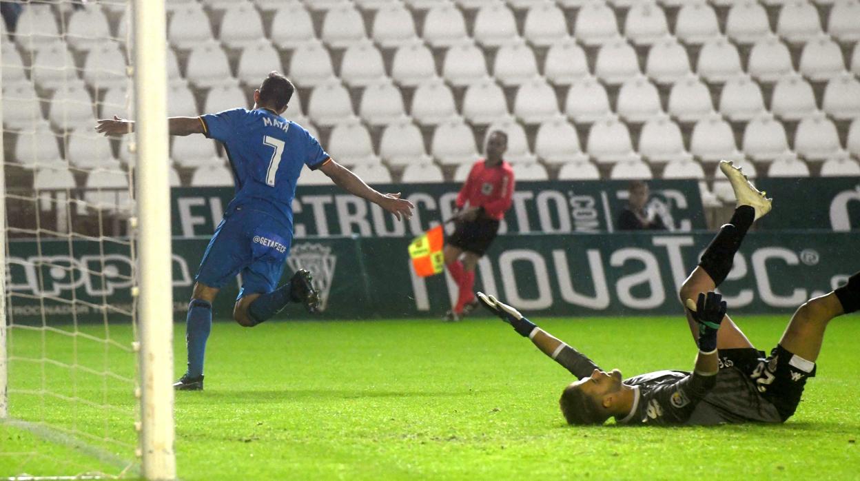 Jaime Mata sella la victoria del Getafe en Córdoba