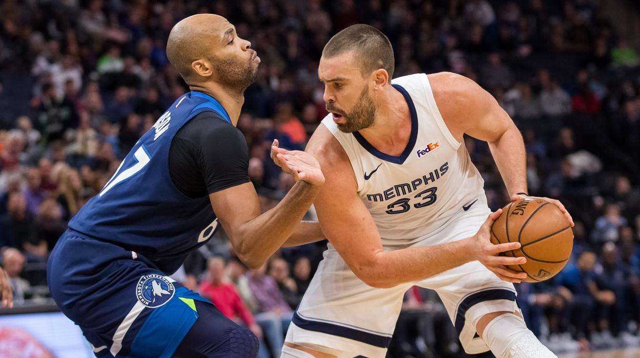 Un inmenso Marc Gasol destroza a los Wolves