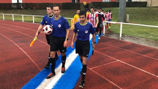 La alfombra en el estadio del Atlético Bembibre