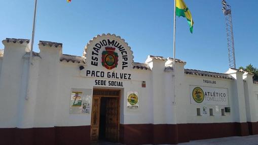 La fachade del estadio Paco Gálvez de Tomelloso