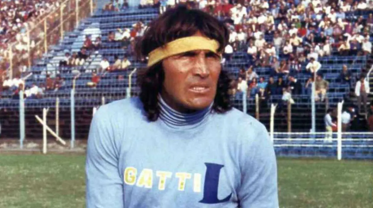 Hugo Gatti, durante su etapa en Boca Juniors