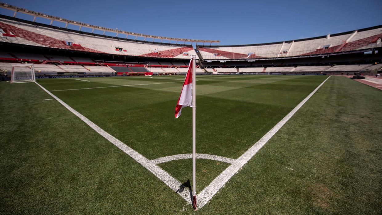 El Estadio Monumental, que este domingo debía ser el escenario del River-Boca