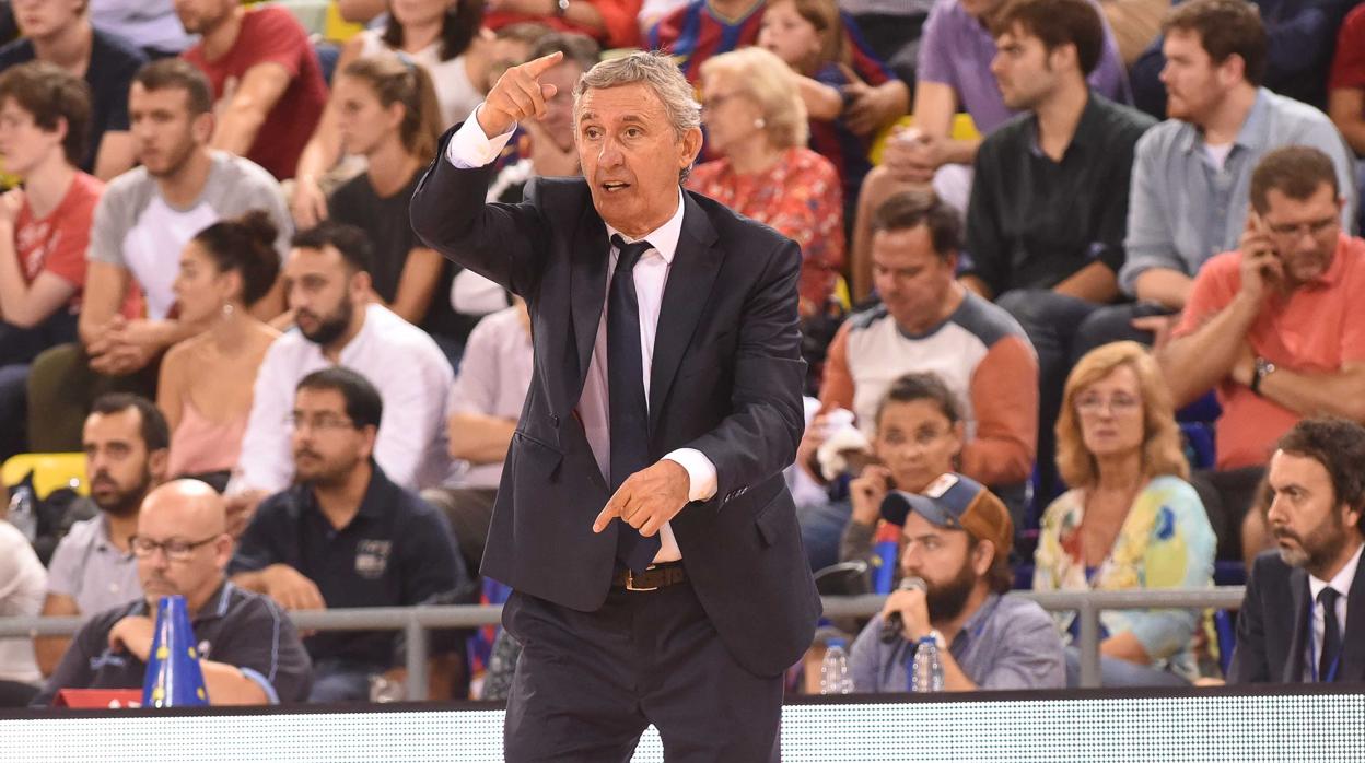 Pesic, durante un partido de esta temporada