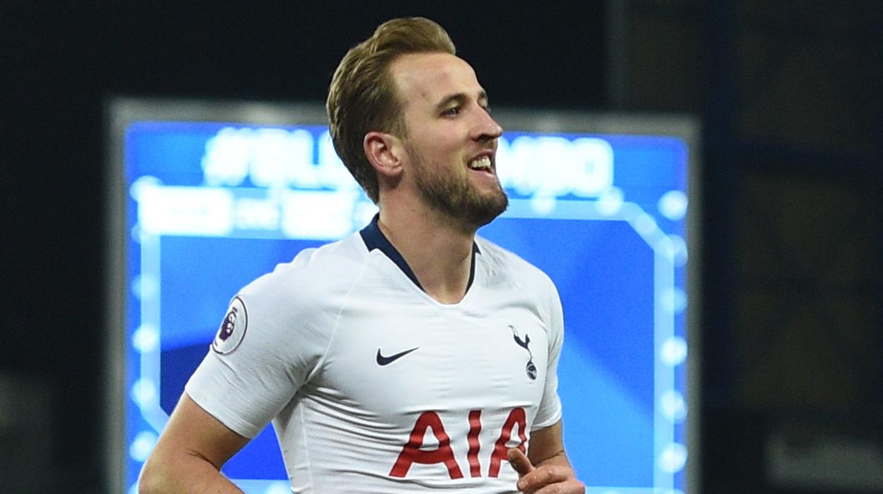 Harry Kane durante un partido