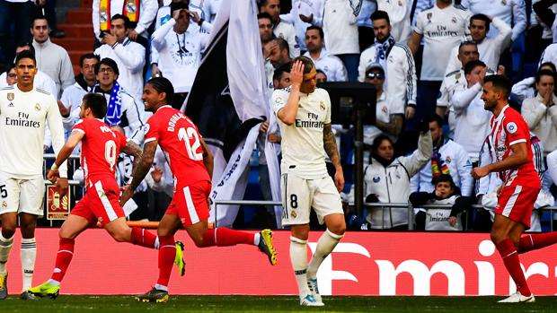 El Girona toma el Bernabéu