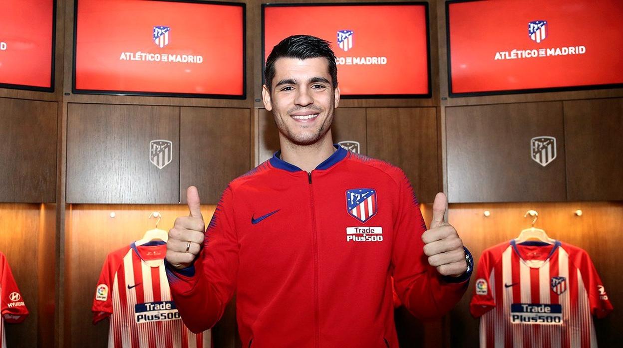 Álvaro Morata, nuevo jugador del Atlético de Madrid
