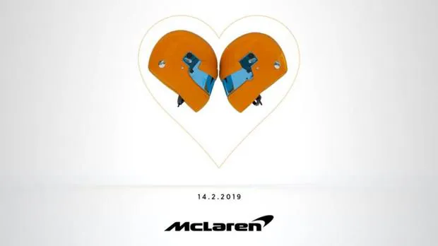 El McLaren de Sainz se pone de largo en San Valentín