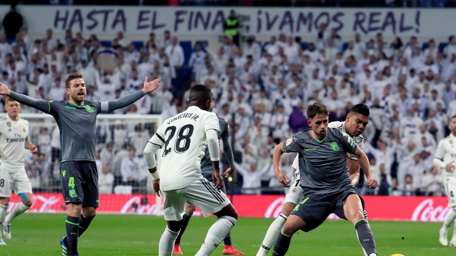 LaLiga Santander (J18): Resumen y goles del Real Madrid 0-2 Real Sociedad