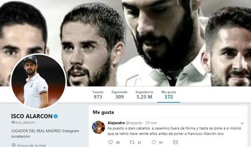 Isco dio «like» a un mensaje que criticaba a Solari