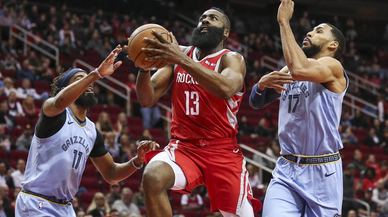 Harden, ante los Grizzlies