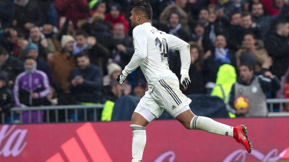 Gol de Casemiro (1-0) en el Real Madrid 2-0 Sevilla