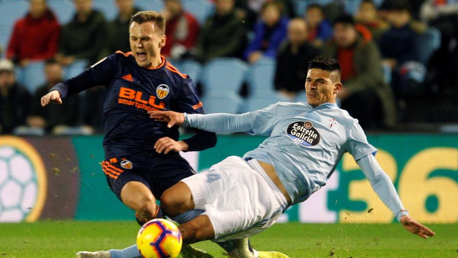 LaLiga Santander (J20): Resumen y goles del RC Celta 1-2 Valencia CF