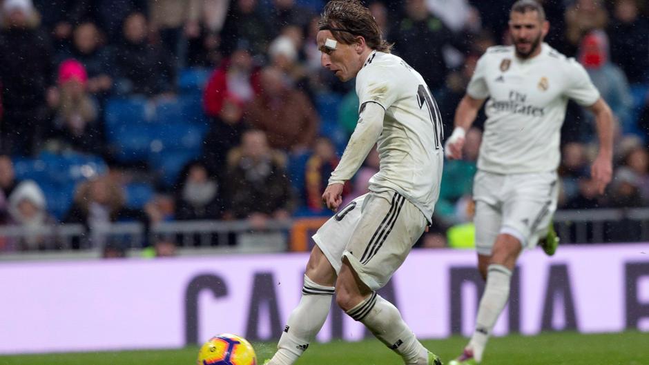 Gol de Modric (2-0) en el Real Madrid 2-0 Sevilla