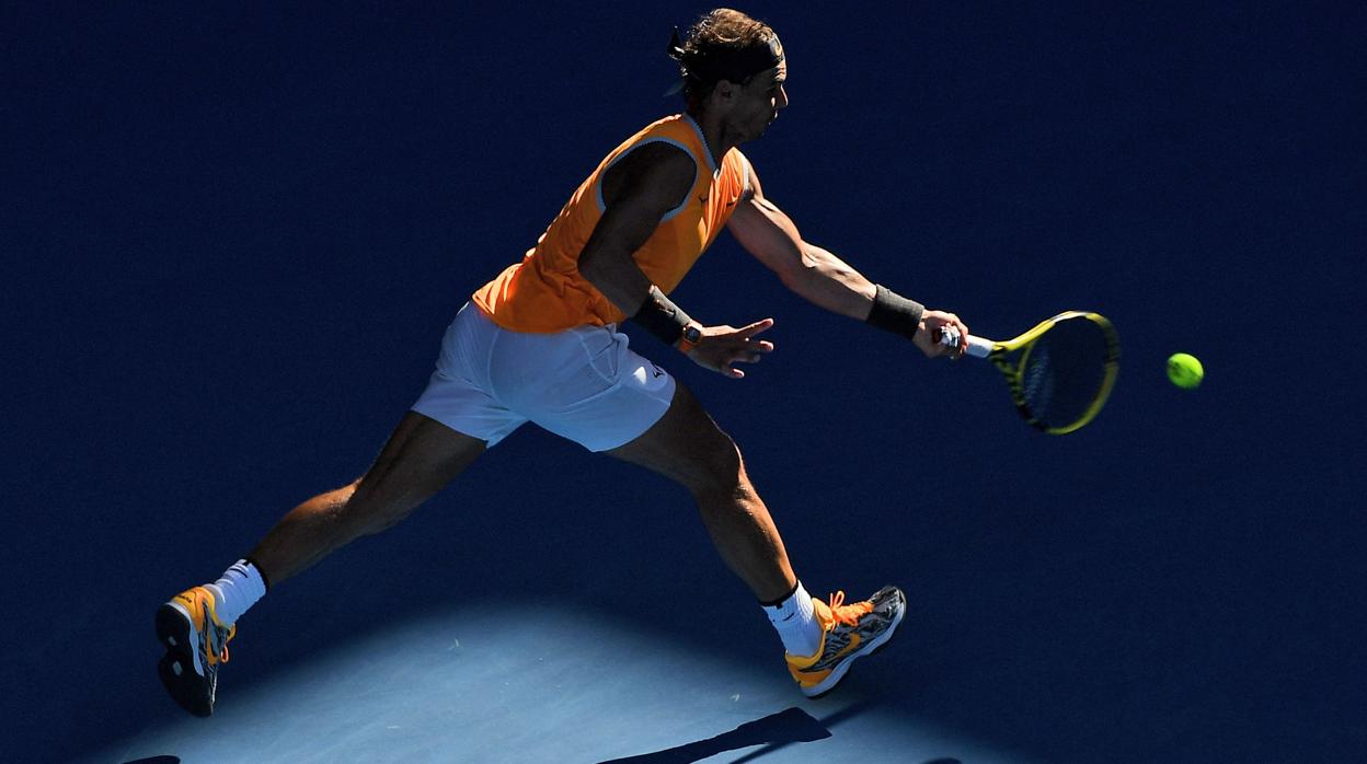 Rafa Nadal, durante su partido ante Tomas Berdych