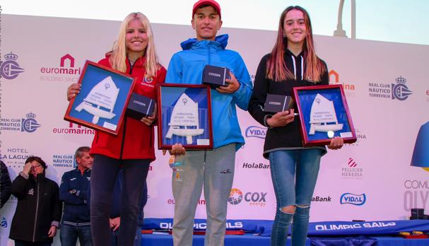 Marco Gradoni y Maria Perelló revalidan el Trofeo Euromarina Optimist Torrevieja