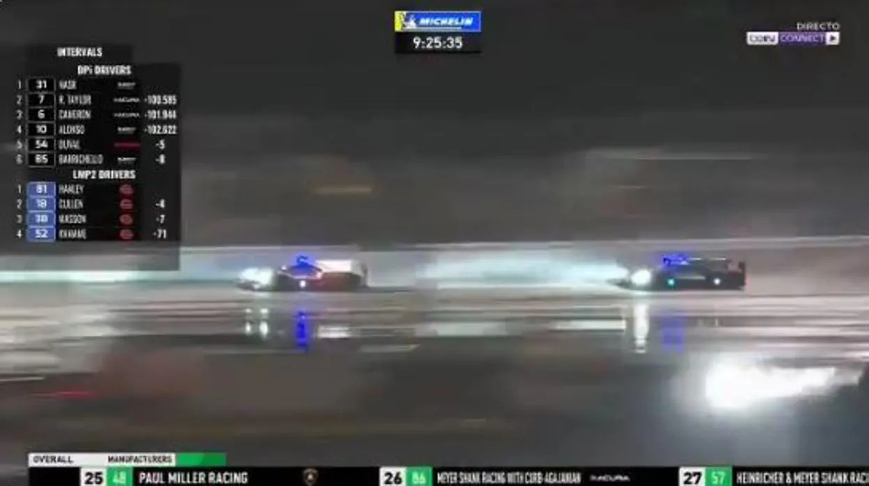 La frenada de Fernando Alonso bajo la lluvia que reventó las redes sociales