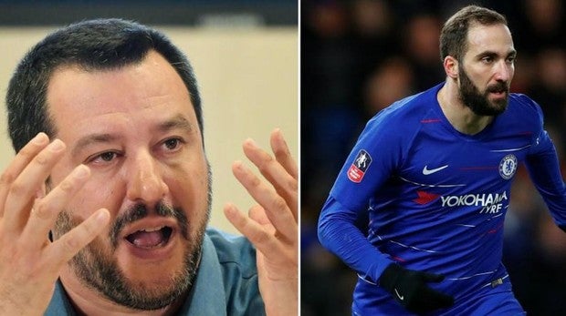 Salvini ataca duramente a Higuaín