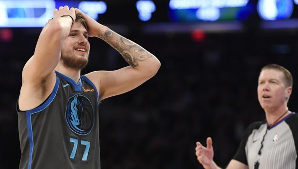 La última diablura de Luka Doncic: un triple que alucina a la NBA