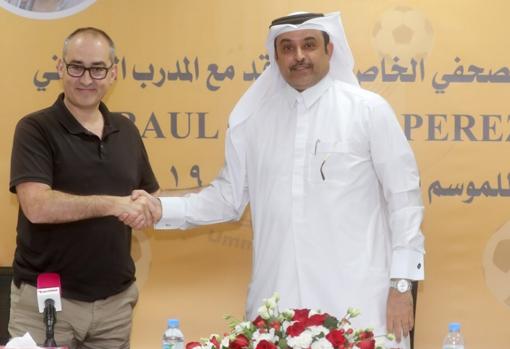 Raúl Caneda, el entrenador del Umm Salal