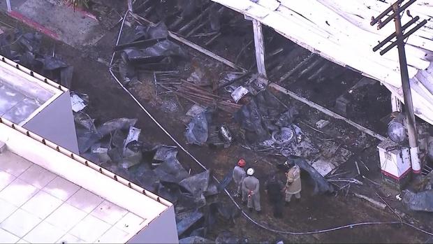 Diez muertos en un incendio en el centro de entrenamiento del Flamengo