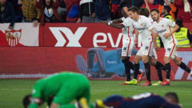 En vídeo: el gol de Sarabia (2-2) en el Sevilla 2-2 Eibar