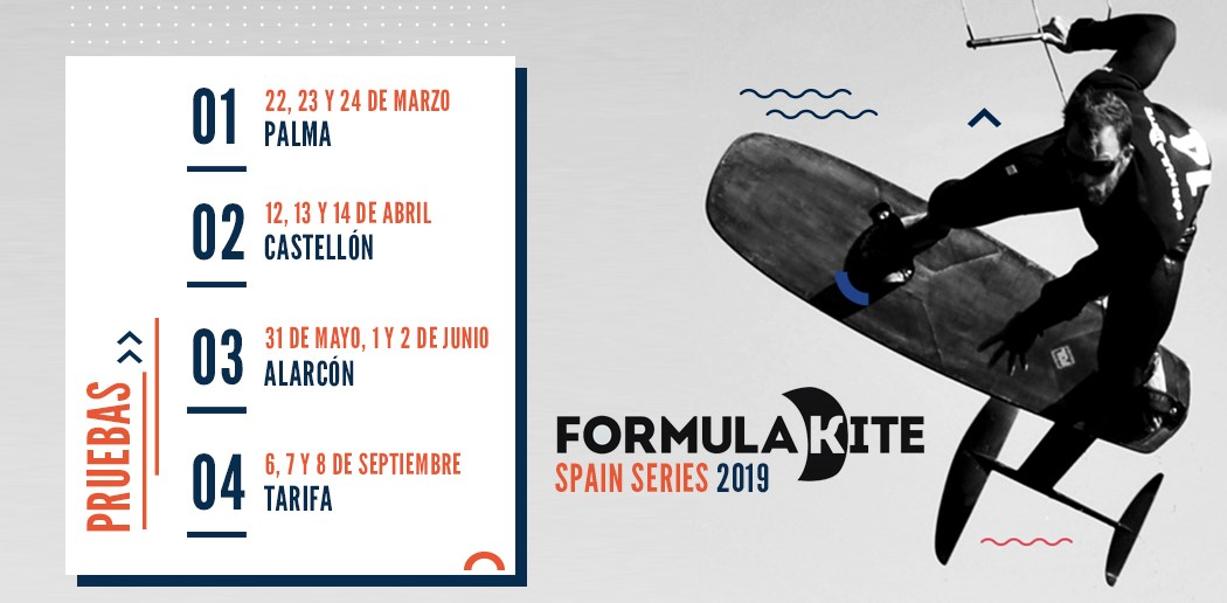 Así serán las Formula Kite Spain Series 2019